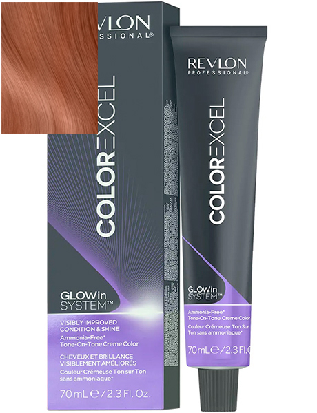 Revlon Professional Revlonissimo Color Excel Tone On Tone Безаммиачная краска для волос № 7.43 Блондин Медно-Золотистый