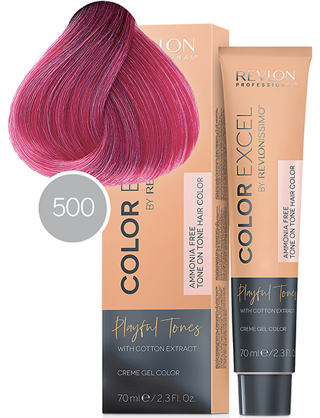 Revlon Professional Revlonissimo Color Excel Playful Безаммиачная краска для волос № 500 Насыщенный Розовый