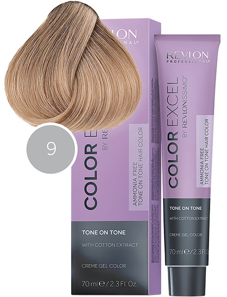 Revlon Professional Revlonissimo Color Excel Tone On Tone Безаммиачная краска для волос № 9 Очень Светлый Блонд Натуральный
