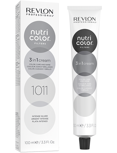 Revlon Professional Nutri Color Filters Тонирующий крем-бальзам для волос № 1011 Интенсивное серебро