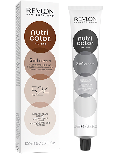 Revlon Professional Nutri Color Filters Тонирующий крем-бальзам для волос № 524 Коричневый Медно-Перламутровый