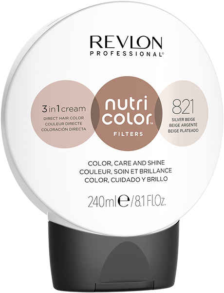 Revlon Professional Nutri Color Filters Тонирующий крем-бальзам для волос № 821 Серебристо-бежевый