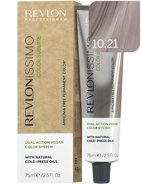 Revlon Professional Revlonissimo Color Sublime Безаммиачная краска для волос № 10.21 Очень Очень Светлый Блондин Перламутрово-Пепельный