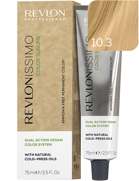 Revlon Professional Revlonissimo Color Sublime Безаммиачная краска для волос № 10.3 Очень Очень Светлый Блондин Золотистый
