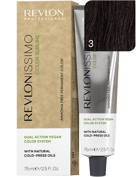 Revlon Professional Revlonissimo Color Sublime Безаммиачная краска для волос № 3 Темно-Коричневый