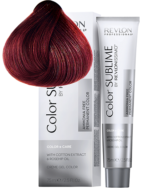 Revlon Professional Revlonissimo Color Sublime Безаммиачная краска для волос № 5.66 Светло-Коричневый Насыщенный Красный