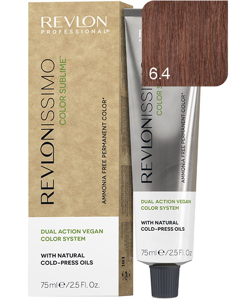 Revlon Professional Revlonissimo Color Sublime Безаммиачная краска для волос № 6.4 Темный-Блондин Медный