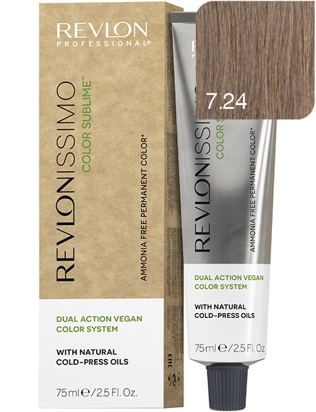 Revlon Professional Revlonissimo Color Sublime Безаммиачная краска для волос № 7.24 Блондин Перламутрово-Медный