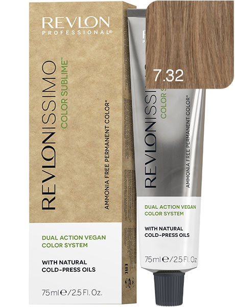 Revlon Professional Revlonissimo Color Sublime Безаммиачная краска для волос № 7.32 Блондин Золотисто-Перламутровый