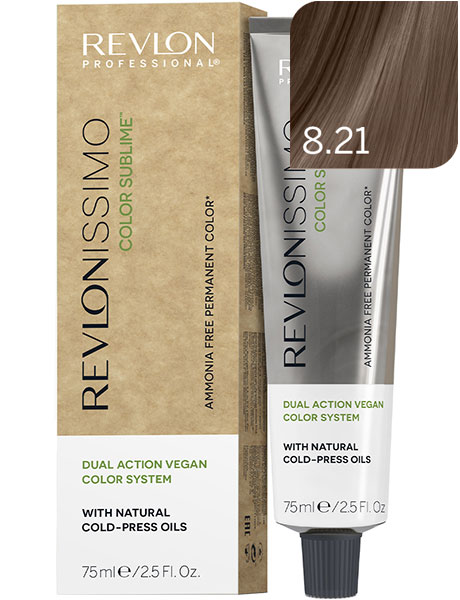 Revlon Professional Revlonissimo Color Sublime Безаммиачная краска для волос № 8.21 Cветлый Блондин Перламутрово-Пепельный