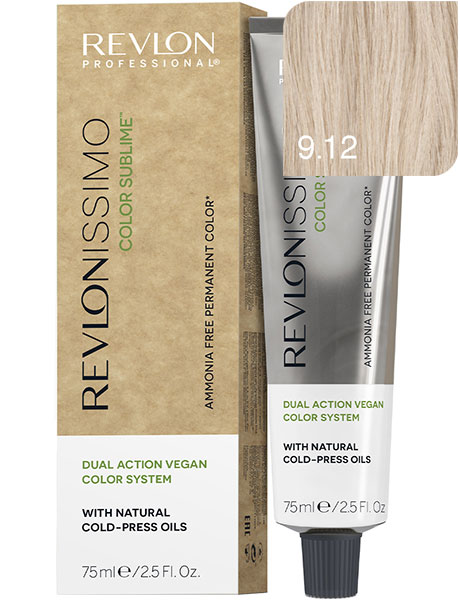 Revlon Professional Revlonissimo Color Sublime Безаммиачная краска для волос № 9.12 Очень Светлый Блондин Пепельно-Перламутровый