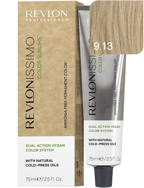 Revlon Professional Revlonissimo Color Sublime Безаммиачная краска для волос № 9.13 Очень Светлый Блондин Пепельно-Золотистый