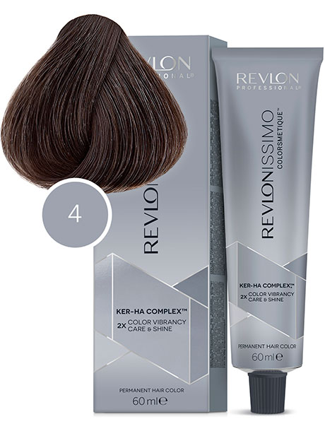Revlon Professional Revlonissimo Colorsmetique High Coverage Краска для сильно седых волос № 4 Шатен