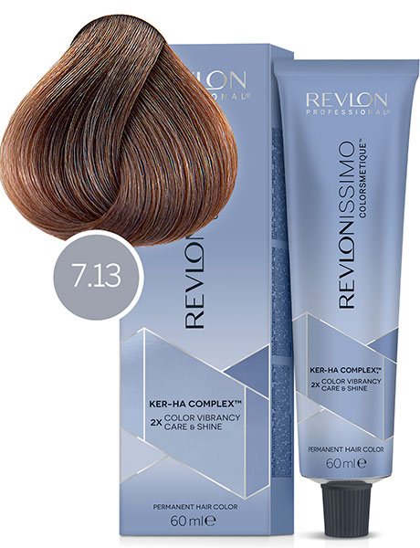 Revlon Professional Revlonissimo Colorsmetique High Coverage Краска для сильно седых волос № 7.13 Бежевый Блондин