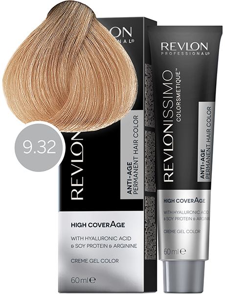Revlon Professional Revlonissimo Colorsmetique High Coverage Краска для сильно седых волос № 9.32 Перламутровый Золотой Очень Светлый Блондин