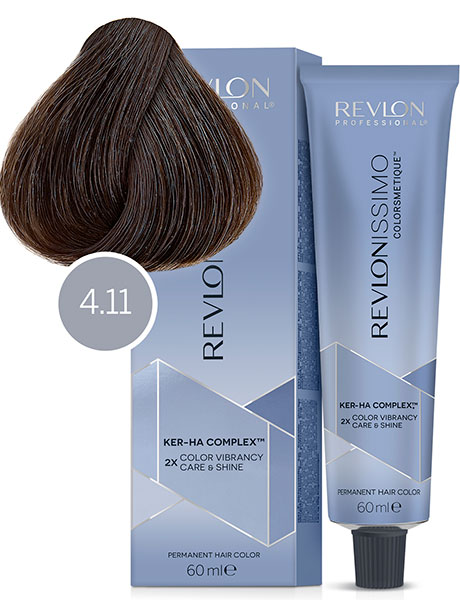 Revlon Professional Revlonissimo Colorsmetique Краска для волос № 4.11 Коричневый гипер Пепельный