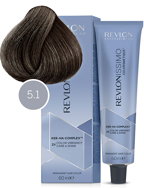 Revlon Professional Revlonissimo Colorsmetique Краска для волос № 5.1 Светло-Коричневый Пепельный