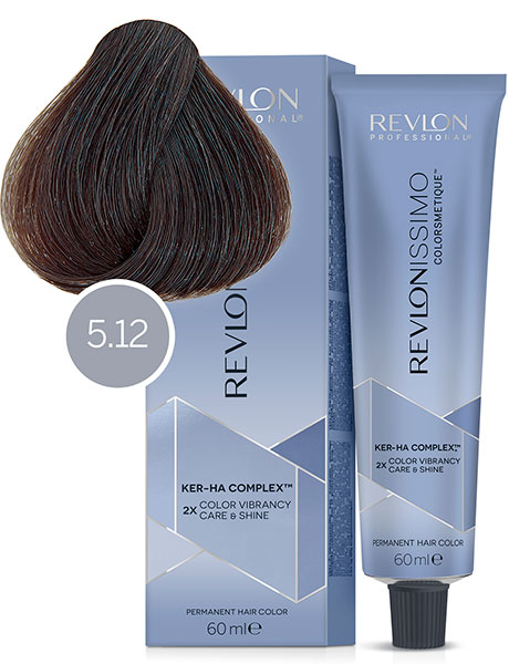 Revlon Professional Revlonissimo Colorsmetique Краска для волос № 5.12 Светло-Коричневый Пепельно-Переливающийся