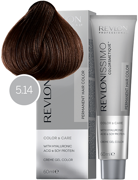Revlon Professional Revlonissimo Colorsmetique Краска для волос № 5.14 Светло-Коричневый Пепельно-Медный