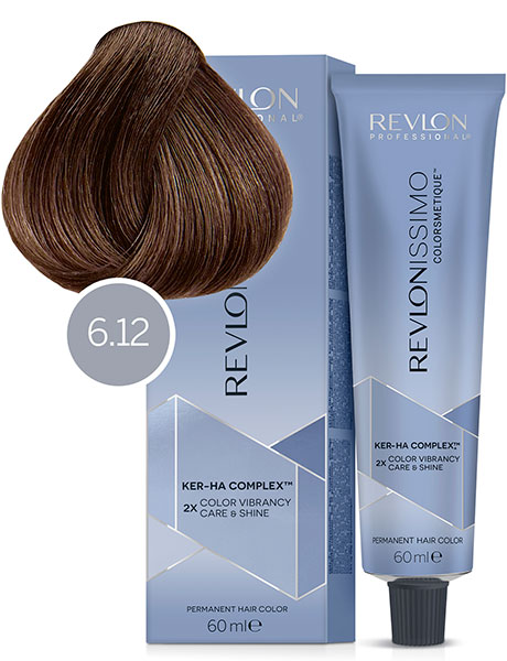 Revlon Professional Revlonissimo Colorsmetique Краска для волос № 6.12 Темный Блондин Пепельно-Переливающийся