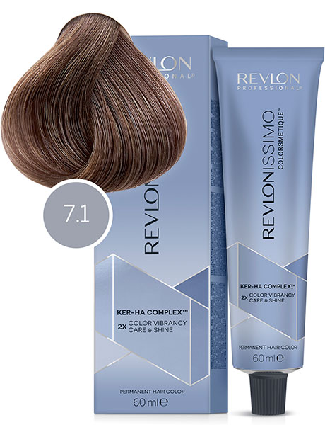 Revlon Professional Revlonissimo Colorsmetique Краска для волос № 7.1 Блондин Пепельный