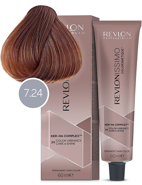 Revlon Professional Revlonissimo Colorsmetique Краска для волос № 7.24 Блондин Переливающийся-Медный