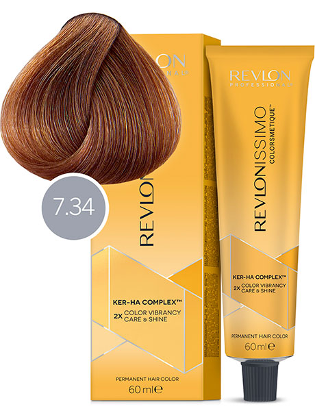 Revlon Professional Revlonissimo Colorsmetique Краска для волос № 7.34 Блондин Золотисто-Медный