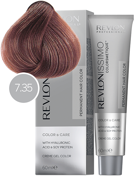 Revlon Professional Revlonissimo Colorsmetique Краска для волос № 7.35 Блондин Золотисто-Махагоновый