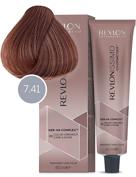 Revlon Professional Revlonissimo Colorsmetique Краска для волос № 7.41 Блондин Медно-Пепельный