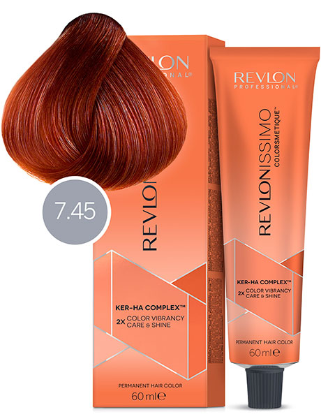 Revlon Professional Revlonissimo Colorsmetique Краска для волос № 7.45 Блондин Медно-Махагоновый
