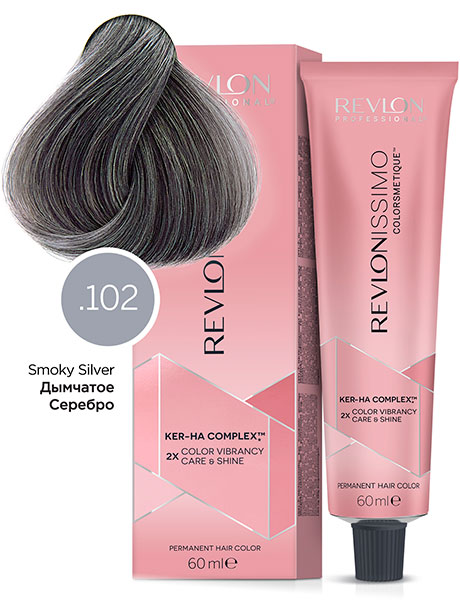 Revlon Professional Revlonissimo Colorsmetique Satinescent Краска для волос с 3D-оттенком № 102 Дымчатое серебро