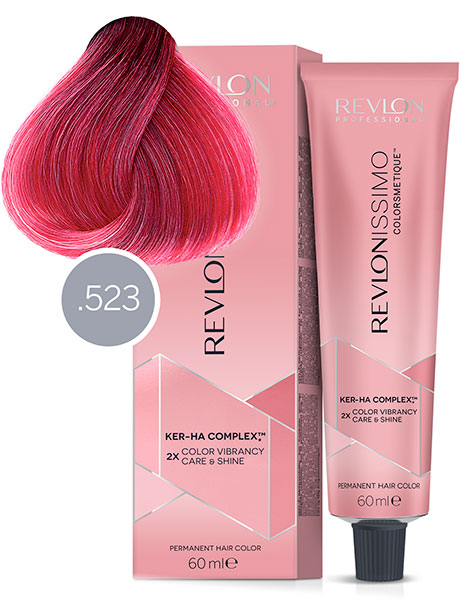 Revlon Professional Revlonissimo Colorsmetique Satinescent Краска для волос с 3D-оттенком № 523 Античная роза